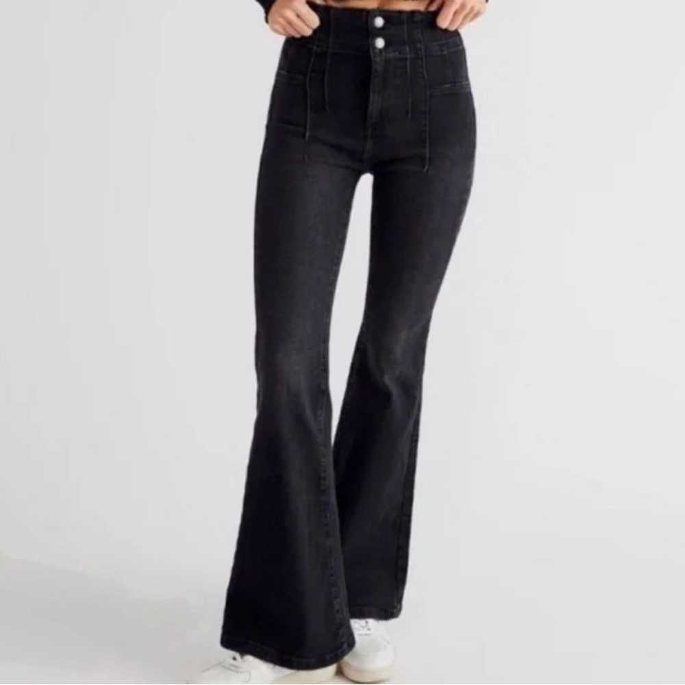 Black Flare & Wide Leg Jeans